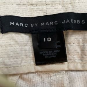 Marc By Marc Jacobs Cream pinstripe pants, size 10